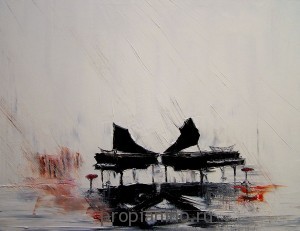 Стихотворение "Пианино под дождем"