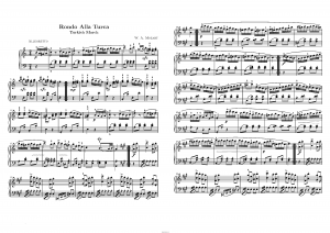 Турецкий марш (Rondo alla turca) В.А. Моцарт: ноты