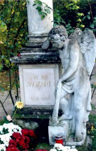 Памятник на могиле Моцарта