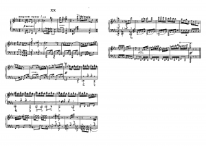 Прелюдия №20 из цикла "24 прелюдии" Д. Шостакович: ноты