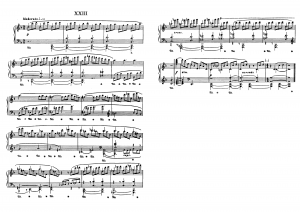 Прелюдия №23 из цикла "24 прелюдии" Д. Шостакович: ноты