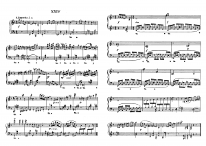 Прелюдия №24 из цикла "24 прелюдии" Д. Шостакович: ноты