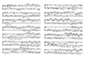 Токката Ре-минор (Toccata d-moll BWV 913) И.С. Бах: ноты