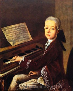 Музыка Моцарта так понятна детям потому, что он сам писал будучи ребенком