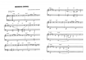 "Bemsha swing" Thelonious Monk: ноты