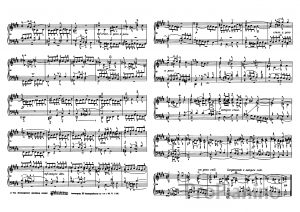 Фуга №4 (До диез-минор) BWV 849 И.С. Бах: ноты