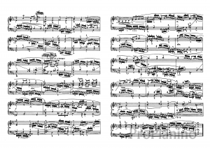 Прелюдия №7 (Ми бемоль-мажор) BWV 852 И.С. Бах: ноты